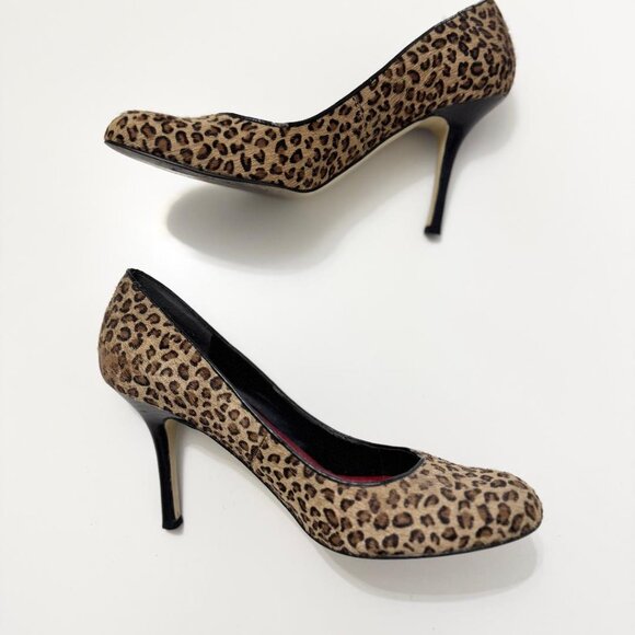Nine West Women's Leopard Print Stiletto Pumps Heels, Size 7 - Picture 4 of 6